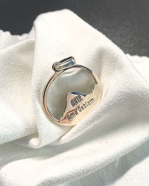 Кулон срібний 925 &laquo;Ама-Даблам&raquo; &mdash; гімалайська вершина у сріблі 01S050109 фото