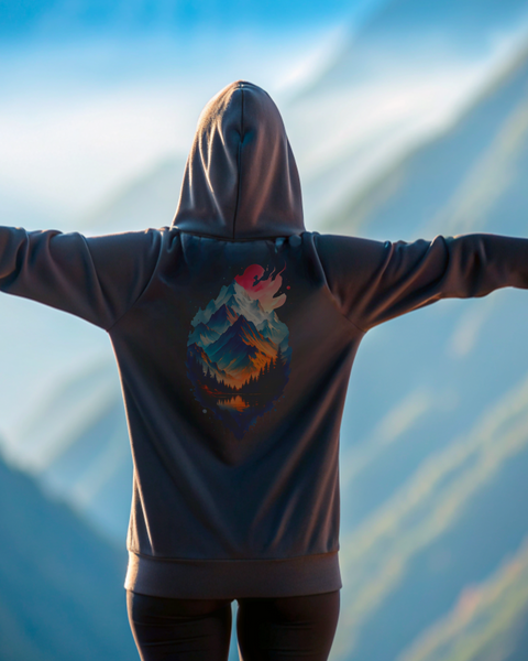 Hoodie Memories of the Wind Unisex Black L